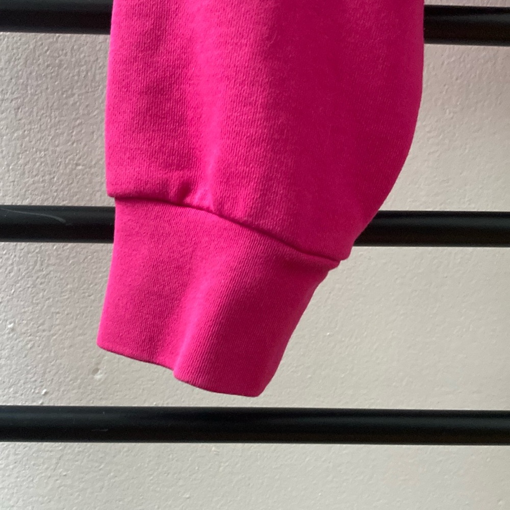 ALO Yoga Pink Long Sleeve Cropped Polo sweatshirt - Picture 4 of 6